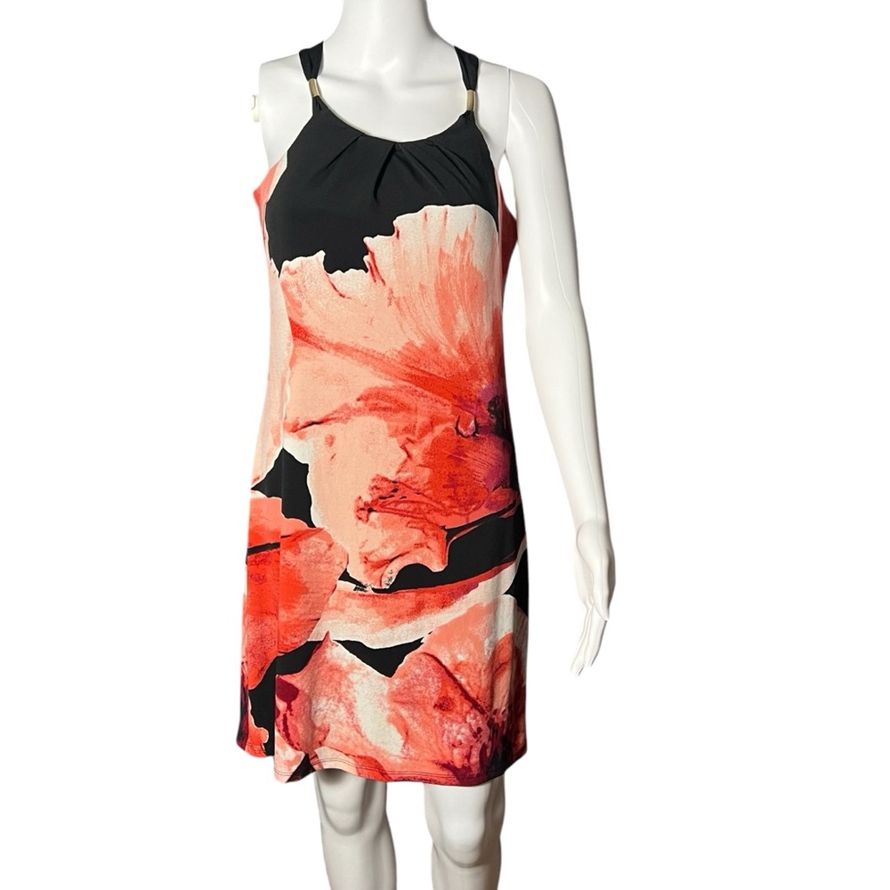 White House Black Market - Womens Floral Dress Sz SM